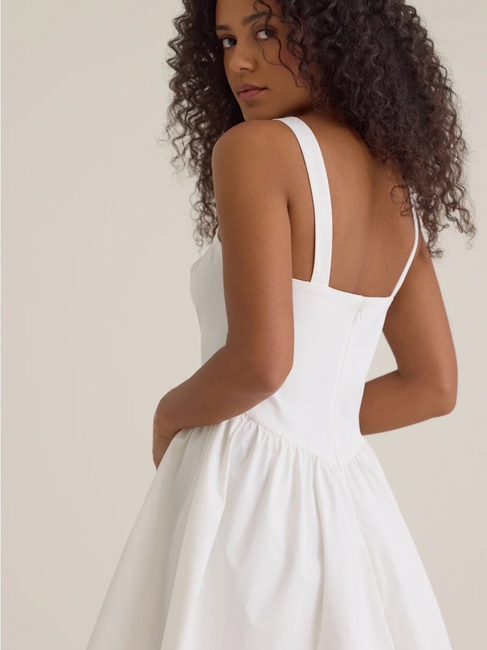 Altar'd State White Mini Dress with Square Neck - Picture 9 of 9